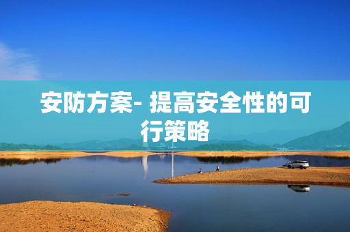 安防方案- 提高安全性的可行策略