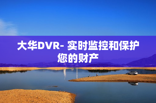 大華DVR- 實時監控和保護您的財產