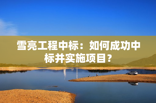 雪亮工程中標：如何成功中標并實施項目？