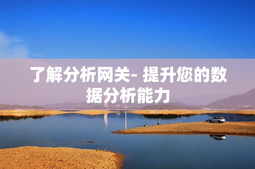 了解分析網關- 提升您的數據分析能力