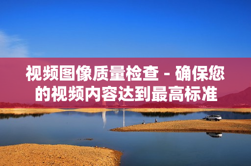 視頻圖像質量檢查 - 確保您的視頻內容達到最高標準