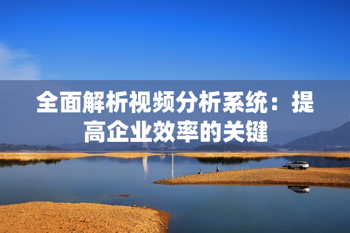 全面解析視頻分析系統：提高企業效率的關鍵