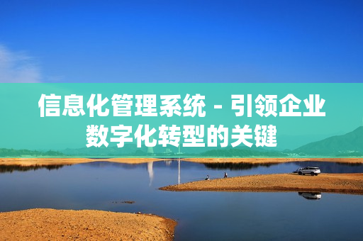 信息化管理系統(tǒng) - 引領(lǐng)企業(yè)數(shù)字化轉(zhuǎn)型的關(guān)鍵