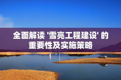 全面解讀 '雪亮工程建設' 的重要性及實施策略