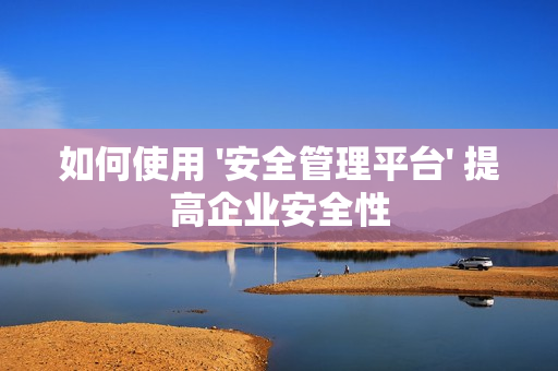 如何使用 '安全管理平臺' 提高企業安全性