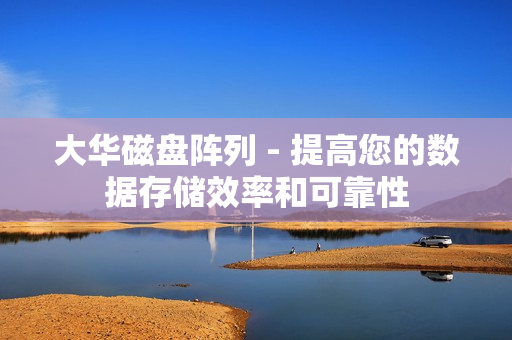 大華磁盤陣列 - 提高您的數據存儲效率和可靠性