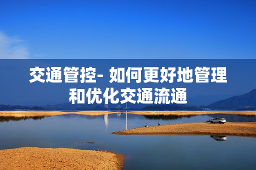 交通管控- 如何更好地管理和優化交通流通