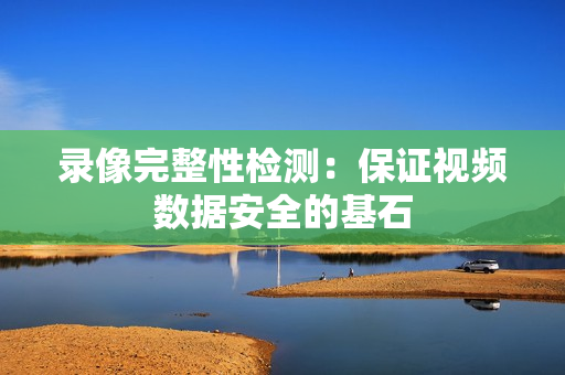 錄像完整性檢測：保證視頻數據安全的基石