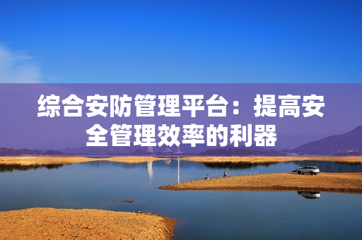 綜合安防管理平臺(tái)：提高安全管理效率的利器