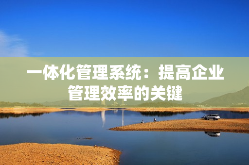 一體化管理系統：提高企業管理效率的關鍵
